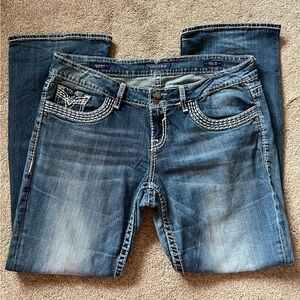 Maurice's Vigoss stitching detail jeans size 18x33